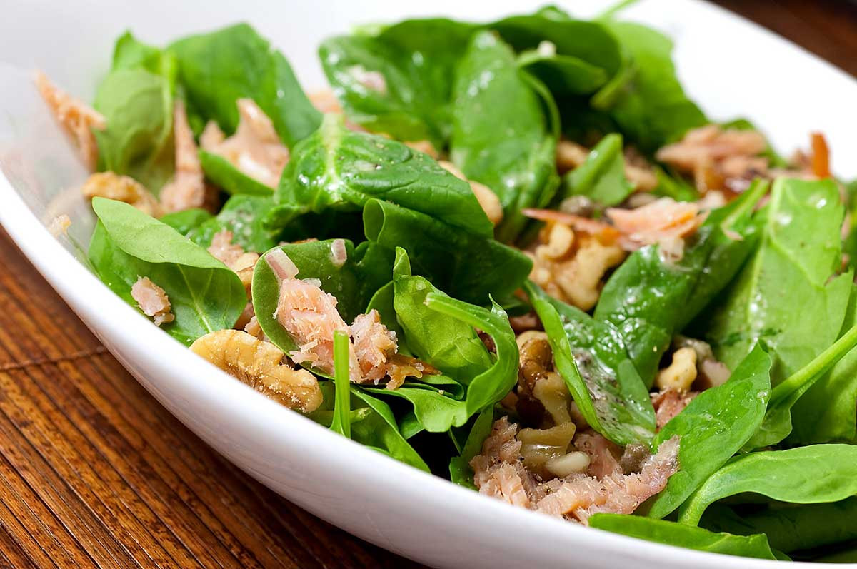 Salmon Salad Recipe
 Smoked Salmon Salad with Caper Vinaigrette Life s Ambrosia