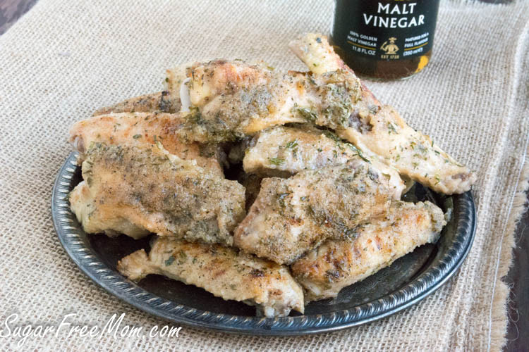 Salt And Vinegar Chicken Wings
 Oven Fried Salt and Vinegar Chicken Wings