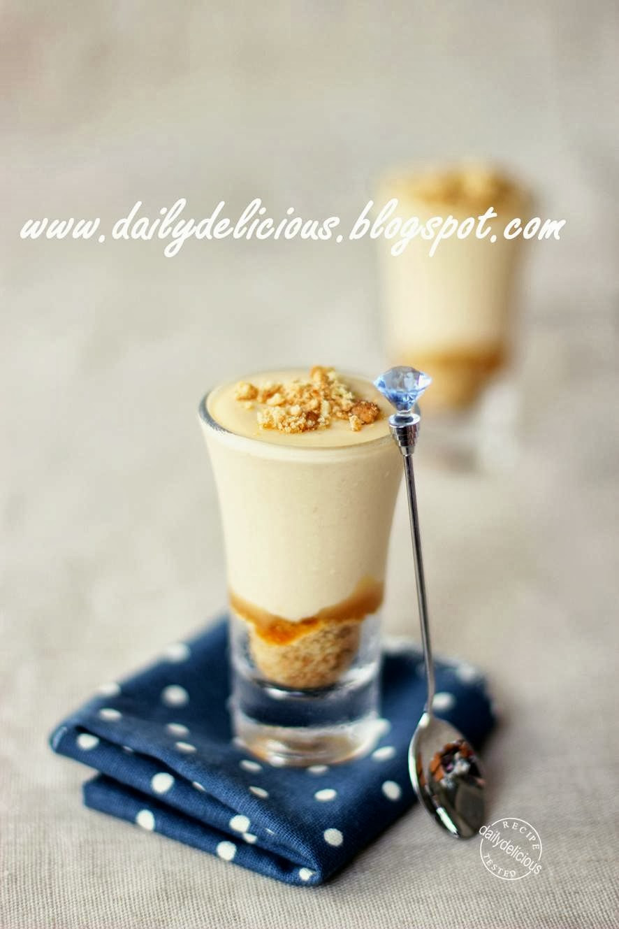 Salted Caramel Desserts
 dailydelicious Quick fix dessert Verrines Salted Butter