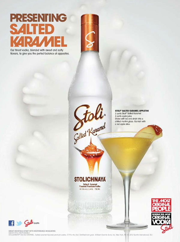 Salted Caramel Vodka Drinks
 Stoli Salted Karamel World s First Salted Caramel