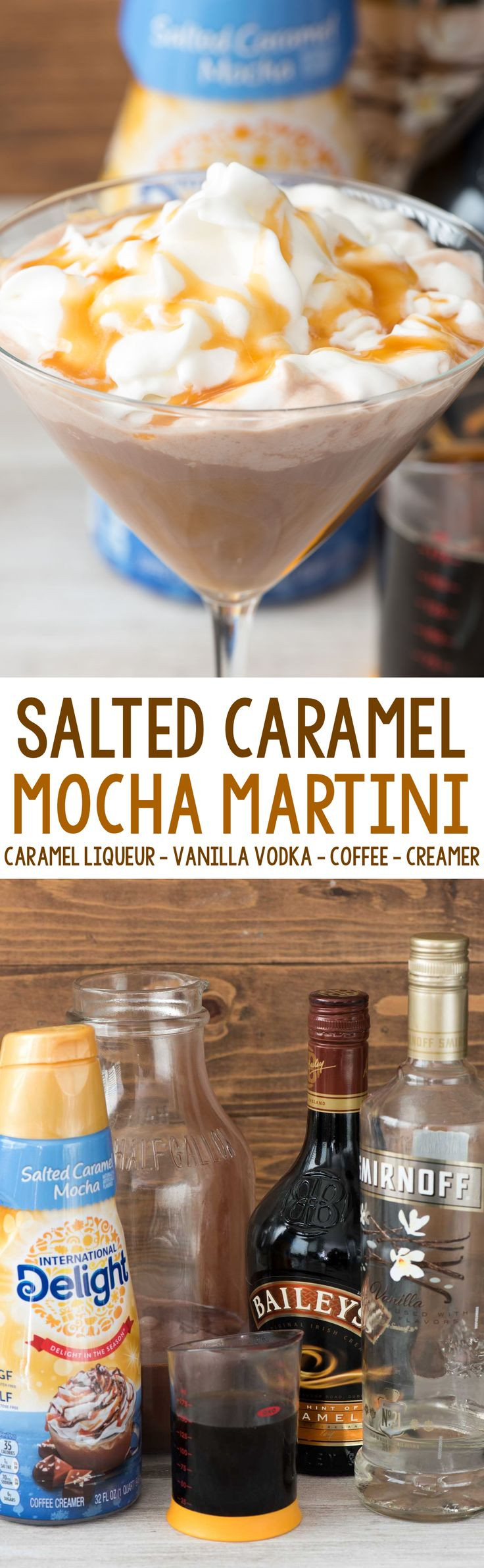 Salted Caramel Vodka Drinks
 Salted Caramel Mocha Martini Recipe