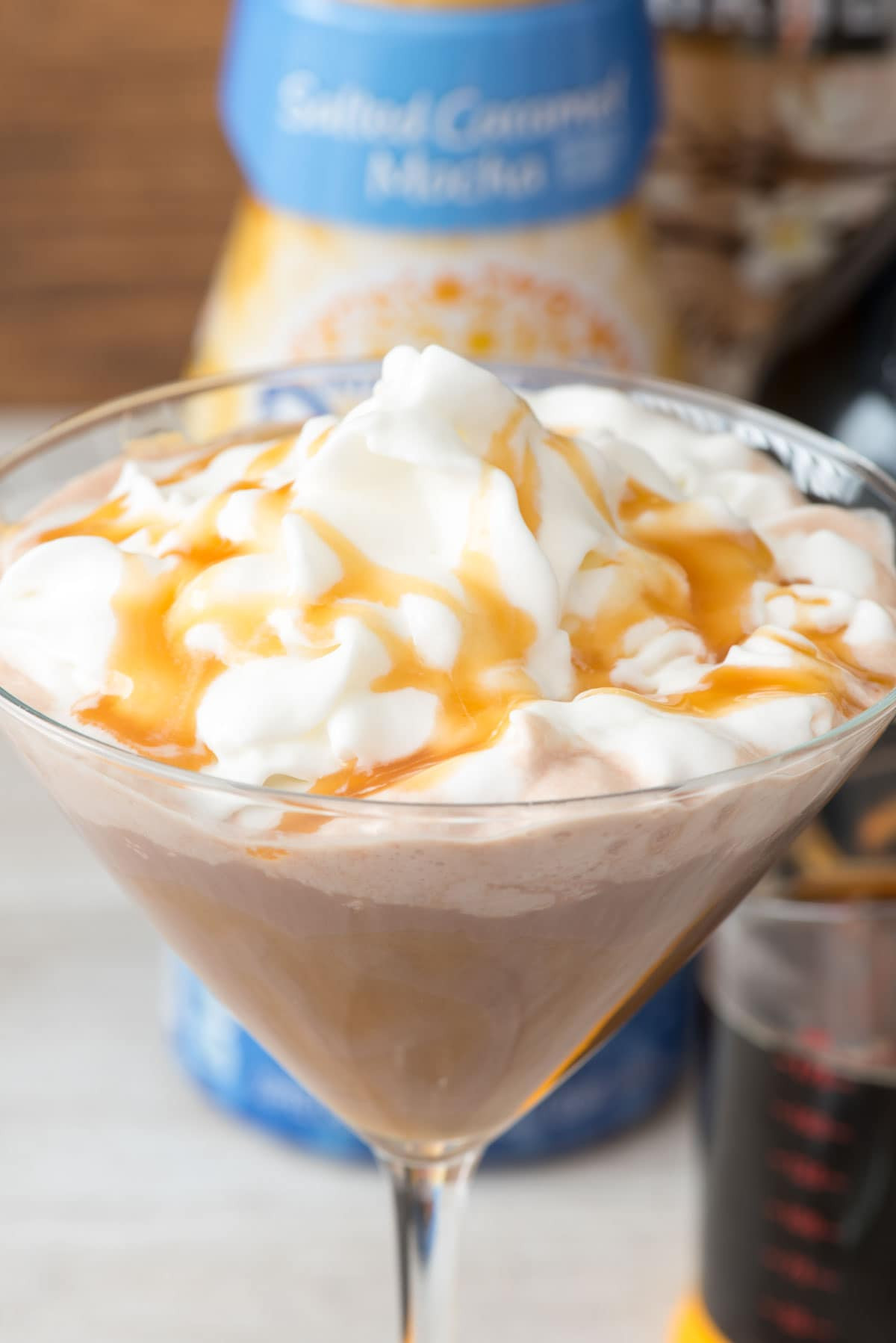 Salted Caramel Vodka Drinks
 Salted Caramel Mocha Martini Crazy for Crust