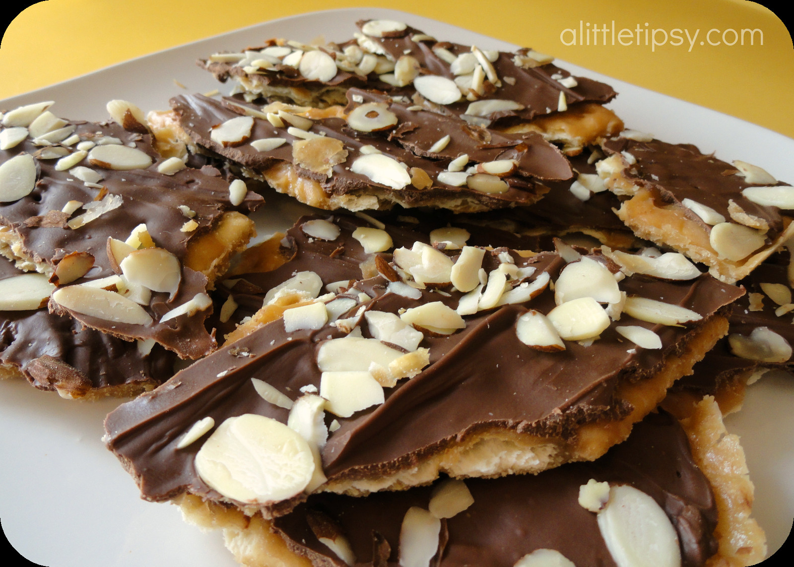 Saltine Crackers Dessert
 Saltine Toffee A Little Tipsy