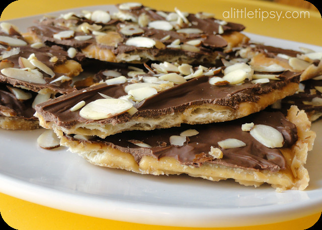 Saltine Crackers Dessert
 Saltine Toffee A Little Tipsy