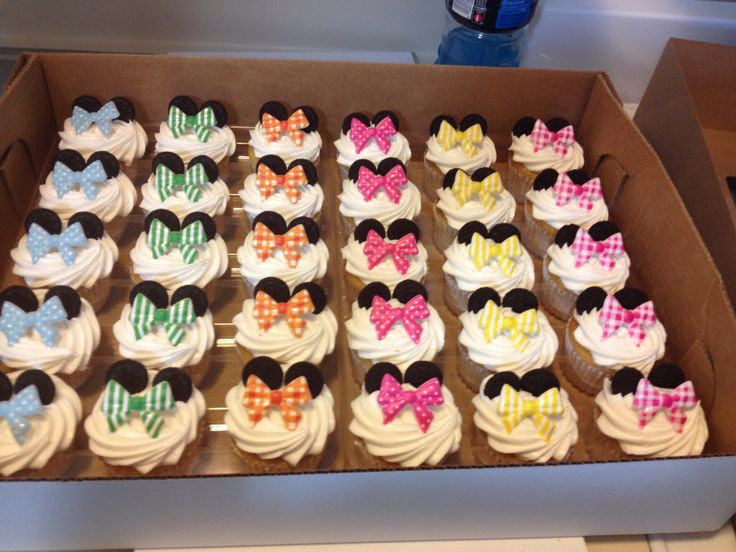 Sams Club Cupcakes
 Minnie Mouse themed cupcakes Thanks to Sams Club and mini