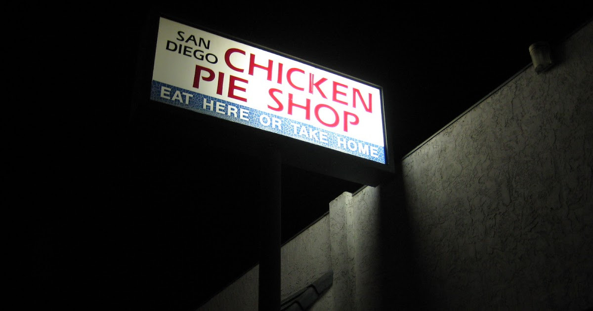 San Diego Chicken Pie Shop
 meandering eats San Diego Chicken Pie Shop
