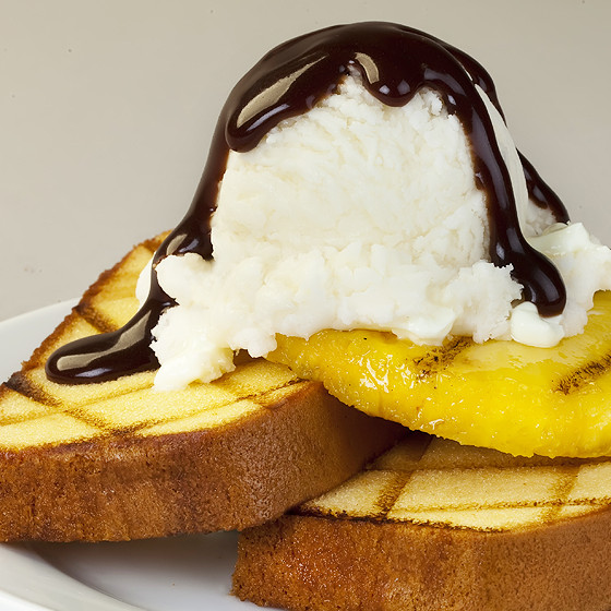 Sara Lee Dessert
 Grilled Pound Cake Sundae with Pineapple – Sara Lee