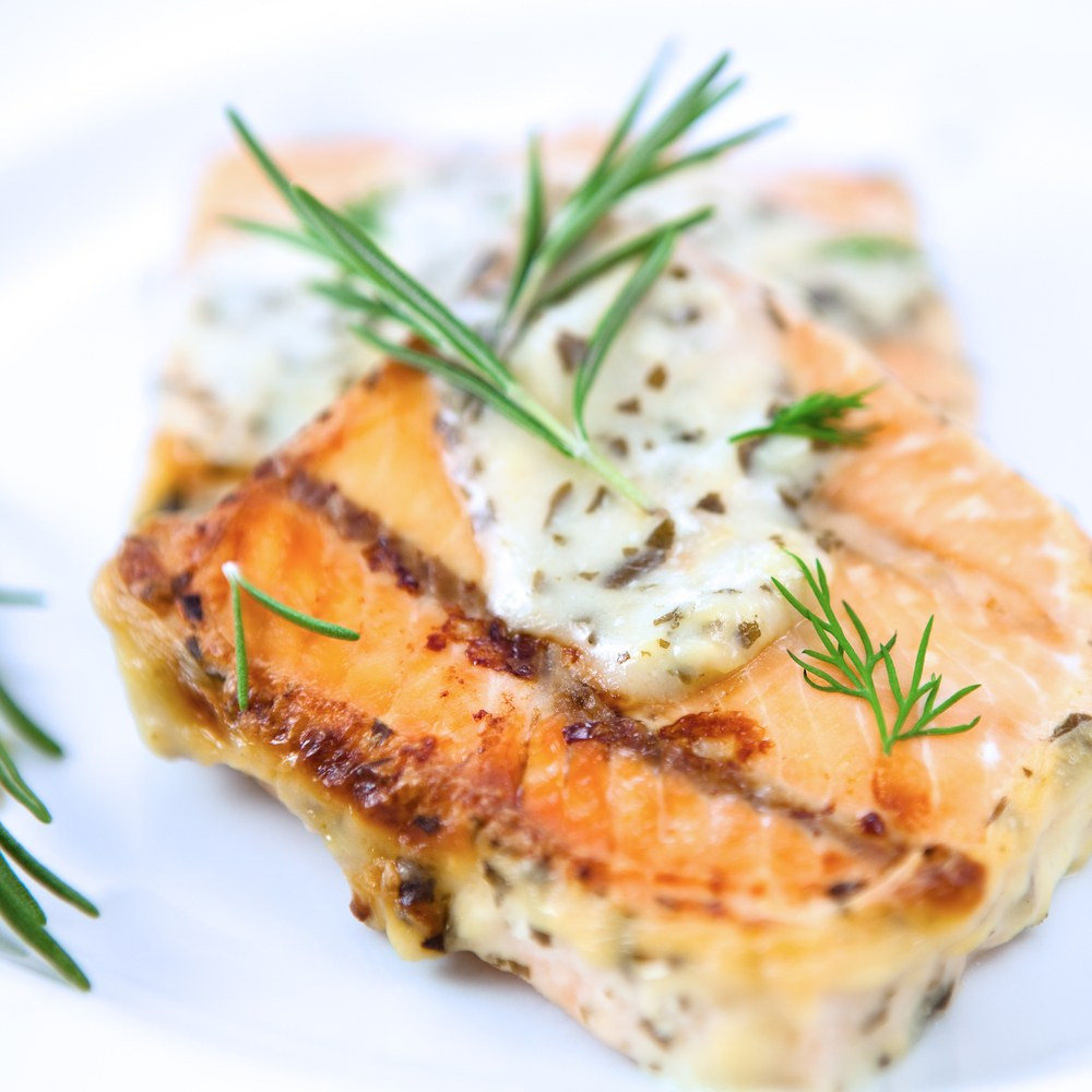 Sauces For Salmon
 Baked Salmon with Mustard Dill Sauce recipe