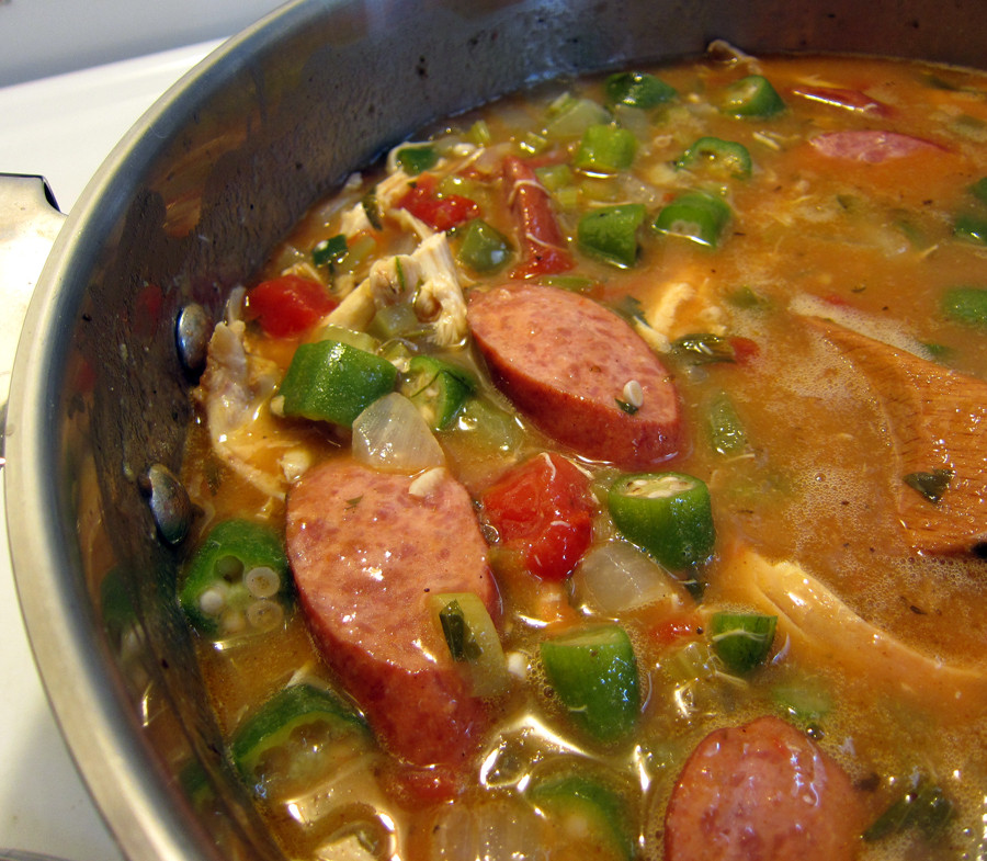 Sausage And Chicken Gumbo
 Chicken and Sausage Gumbo