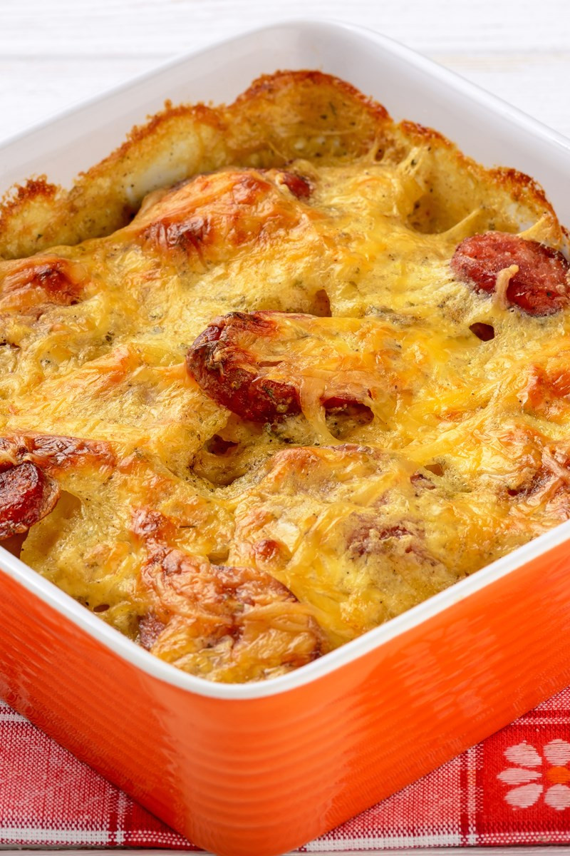 Sausage And Potato Casserole
 Cheesy Smoked Sausage and Potato Casserole