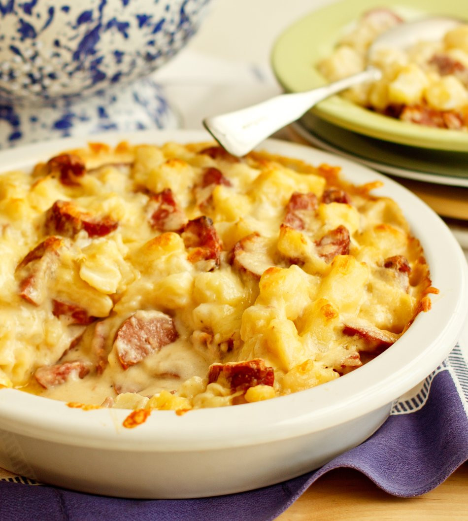 Sausage And Potato Casserole
 Cheesy Potato Sausage Casserole