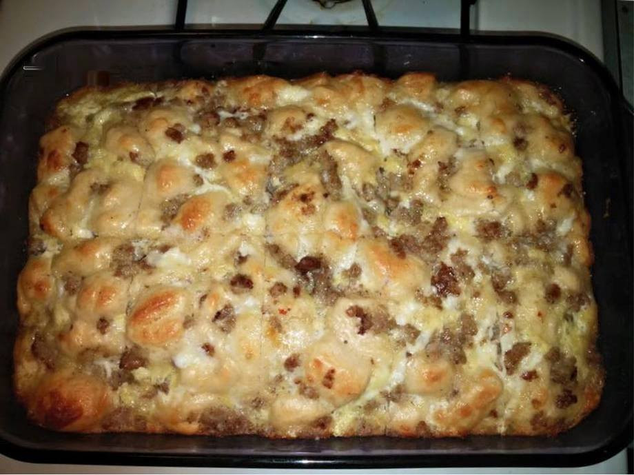 Sausage Biscuit Casserole
 Sausage Biscuit Casserole