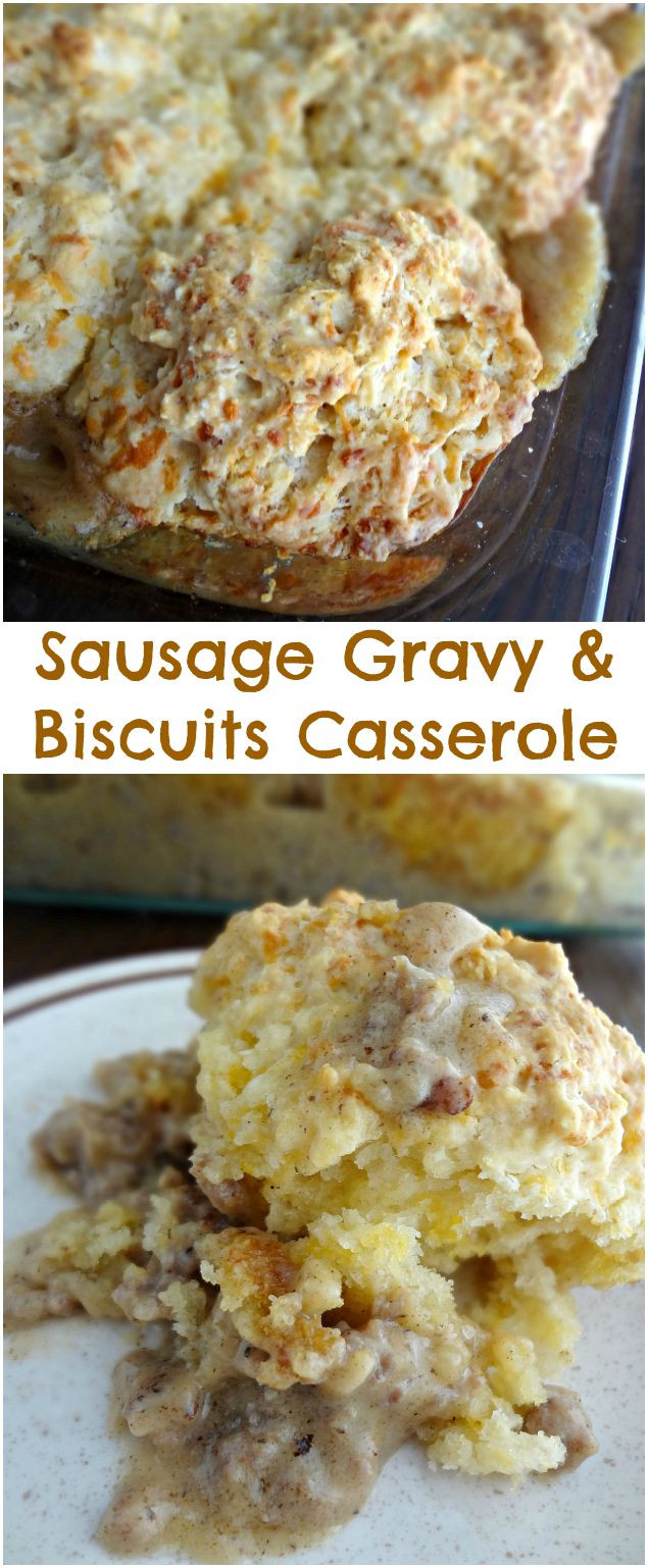 Sausage Biscuit Casserole
 The Cooking Actress Sausage Gravy & Biscuits Casserole