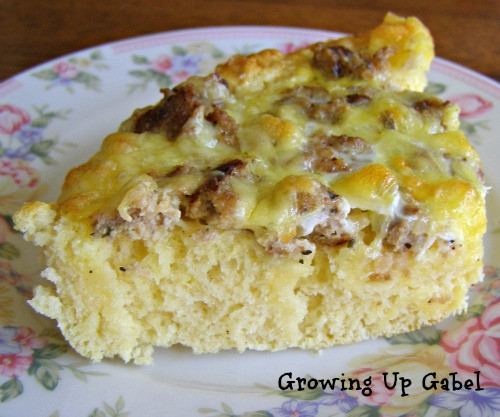 Sausage Biscuit Casserole
 Sausage Biscuit Breakfast Casserole