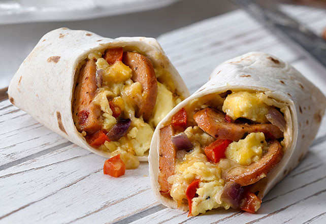 Sausage Breakfast Burrito Recipe
 Sausage Egg & Pepper Burritos Kraft Recipes