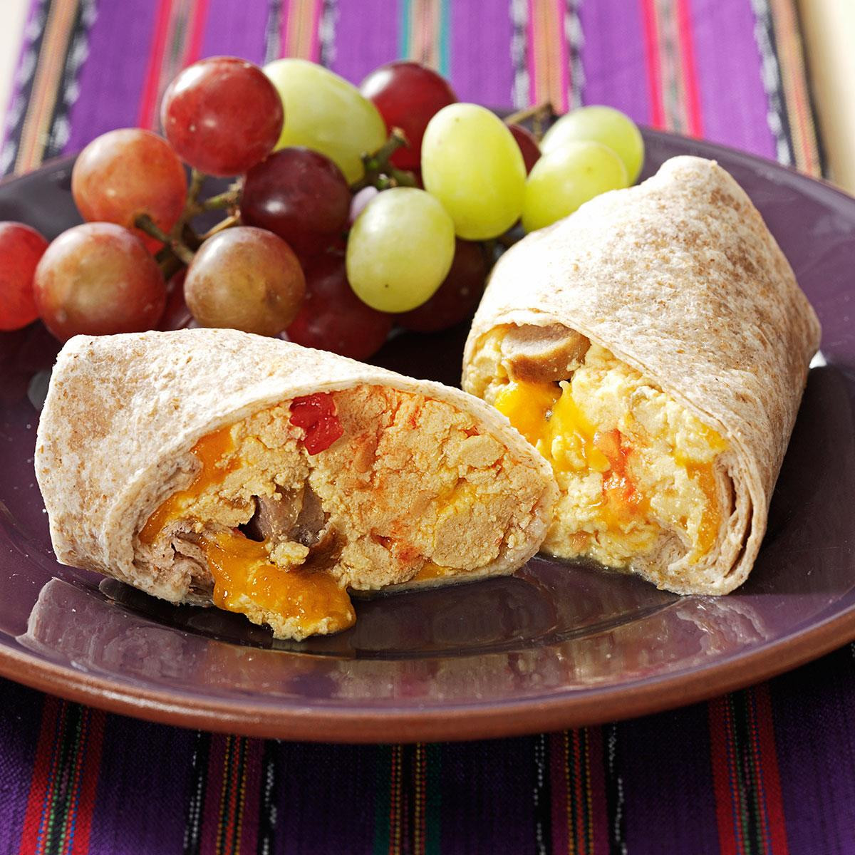 Sausage Breakfast Burrito Recipe
 Sausage & Salsa Breakfast Burritos Recipe