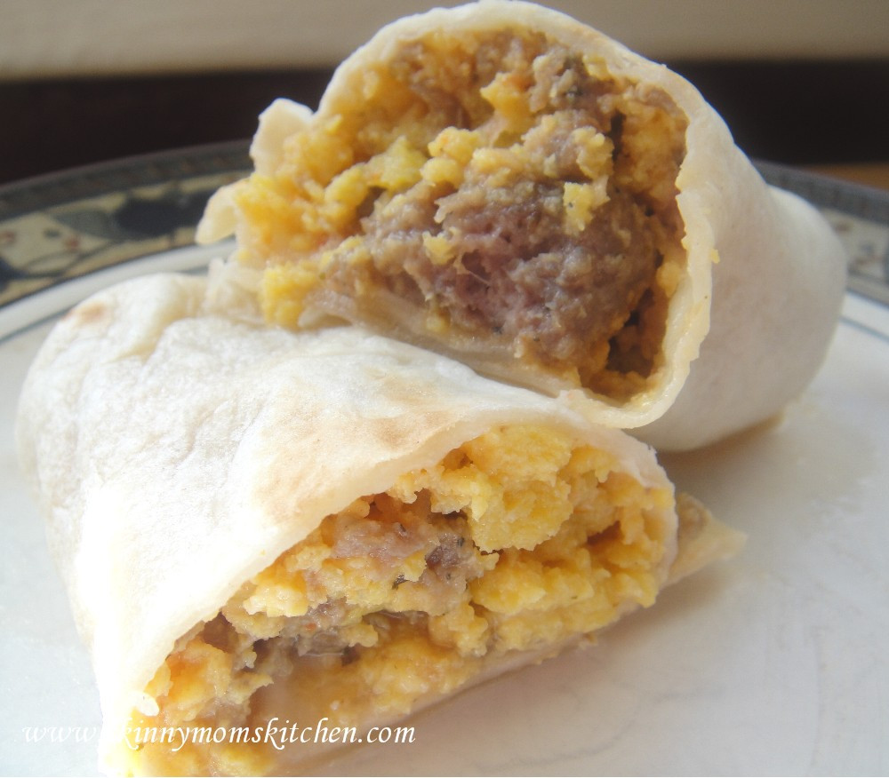 Sausage Breakfast Burrito Recipe
 Freezer Meal Sausage and Egg Breakfast Burritos