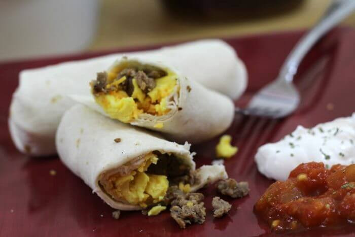 Sausage Breakfast Burrito Recipe
 sausage egg and cheese breakfast burrito recipe