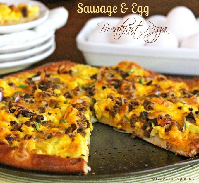 Sausage Breakfast Pizza
 Sausage And Egg Breakfast Pizza