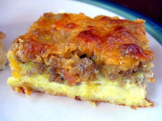 Sausage Egg And Cheese Casserole Without Bread
 egg and cheese bake no bread