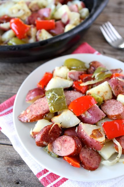 Sausage Potato Bake
 Easy Sausage and Potato Bake Recipe