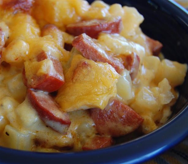 Sausage Potato Bake
 Joleans Cheese Potato And Smoked Sausage Casserole Recipe