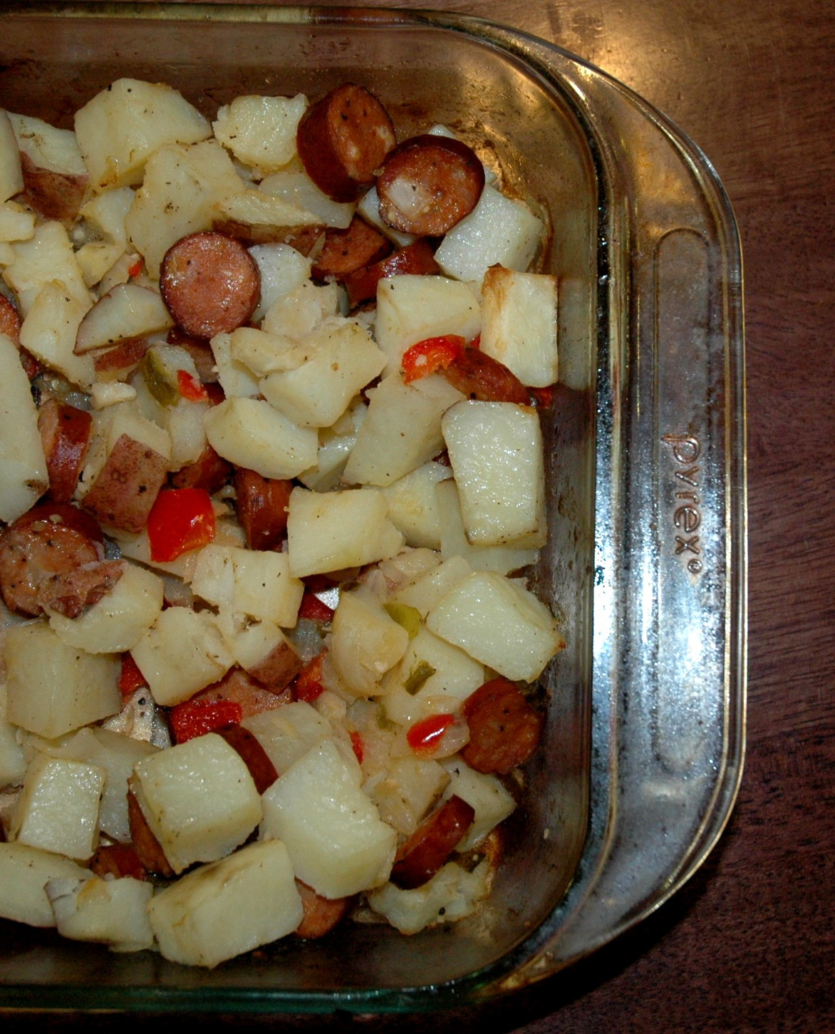 Sausage Potato Bake
 Sausage and Potato Bake