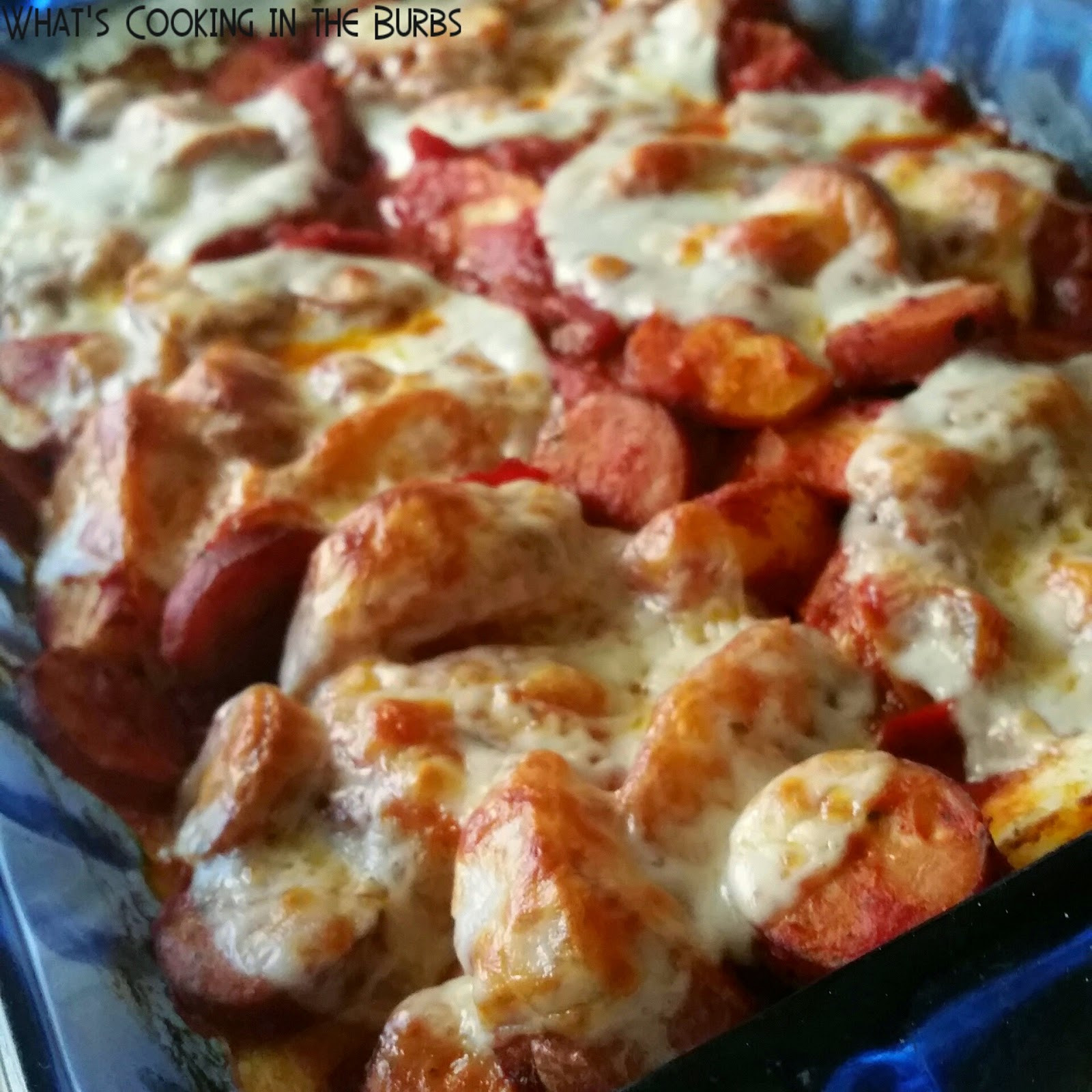 Sausage Potato Bake
 What s Cooking in the Burbs Spicy Italian Sausage Potato Bake