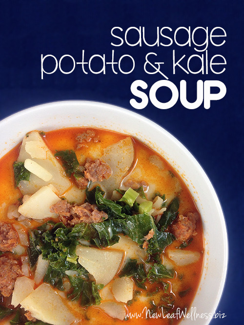 Sausage Potato Kale Soup
 Super Easy Soup with Sausage Potato and Kale – New Leaf