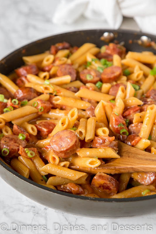 Sausage Recipes Dinner
 e Pan Cheesy Sausage Pasta Dinners Dishes and Desserts