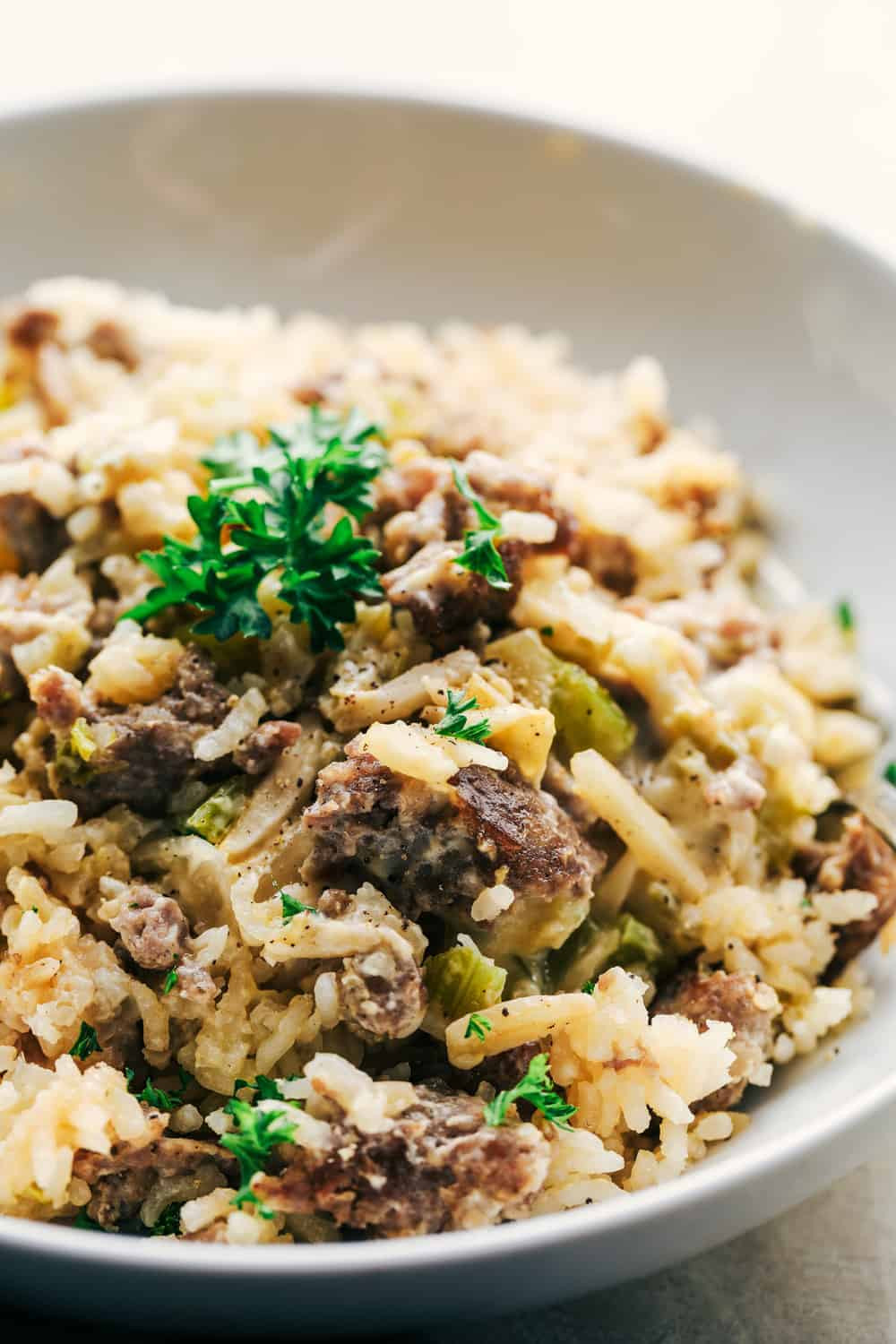 Sausage Rice Casserole
 easy sausage and rice casserole