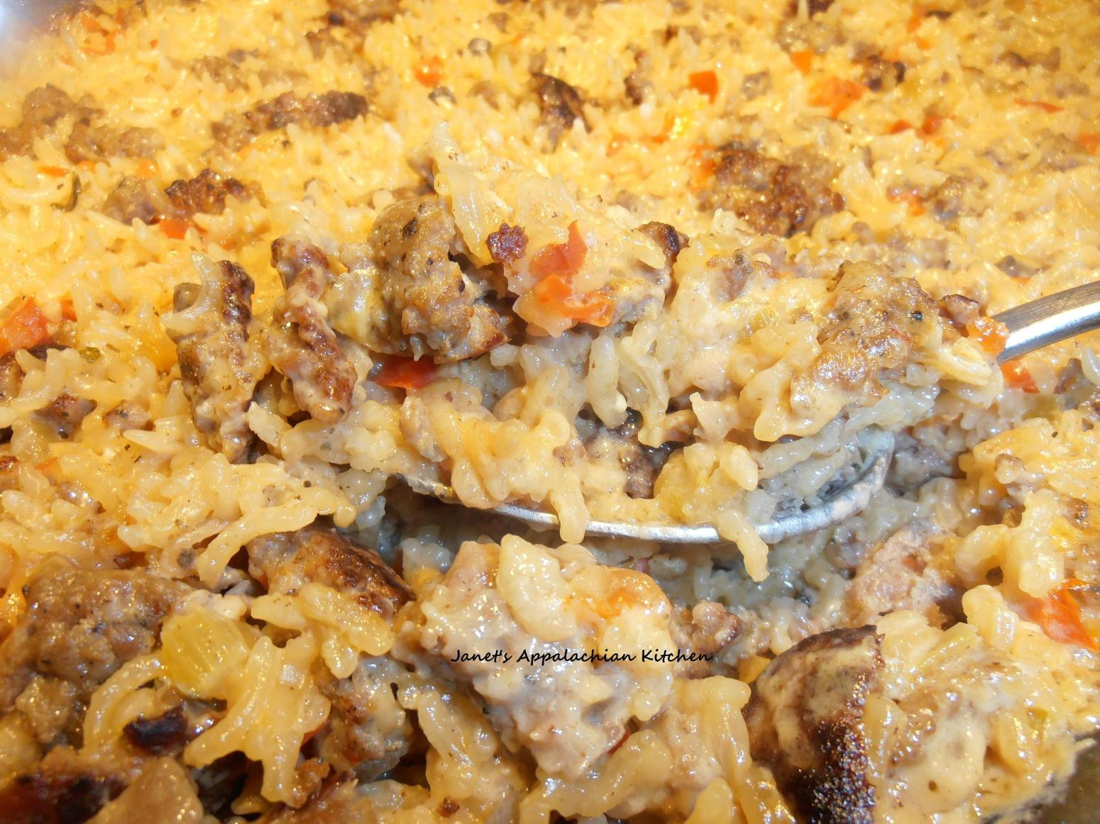 Sausage Rice Casserole
 Sausage and Rice Casserole Recipe