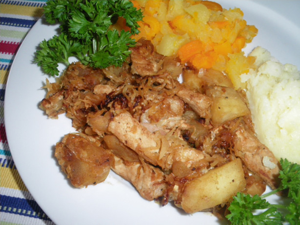 Sauteed Pork Chops
 Pork Chops With Sauteed Apples And Sauerkraut Recipe