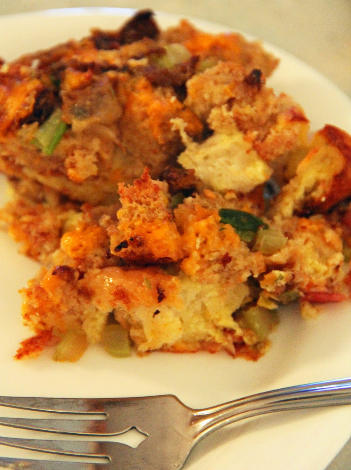 Savory Breakfast Casseroles
 Jo and Sue Savory Breakfast Bread Casserole