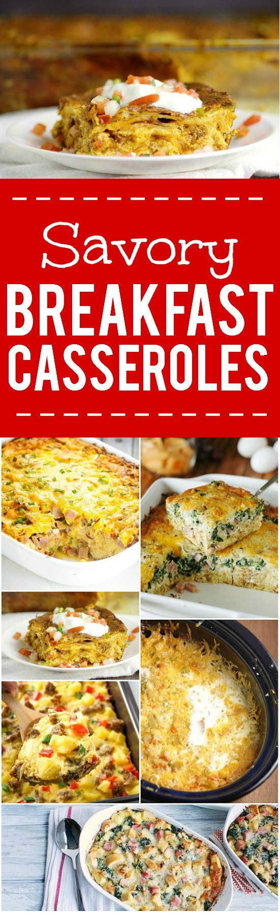 Savory Breakfast Casseroles
 44 BEST Savory Breakfast Casserole Recipes