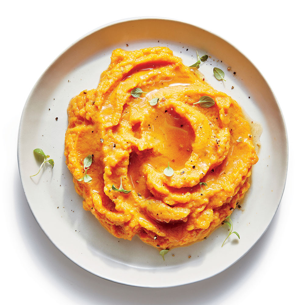 Savory Mashed Sweet Potatoes
 Savory Sweet Potato Mash Recipe Cooking Light