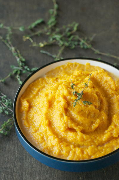 Savory Mashed Sweet Potatoes
 Savory Buttery Sage Mashed Sweet Potatoes