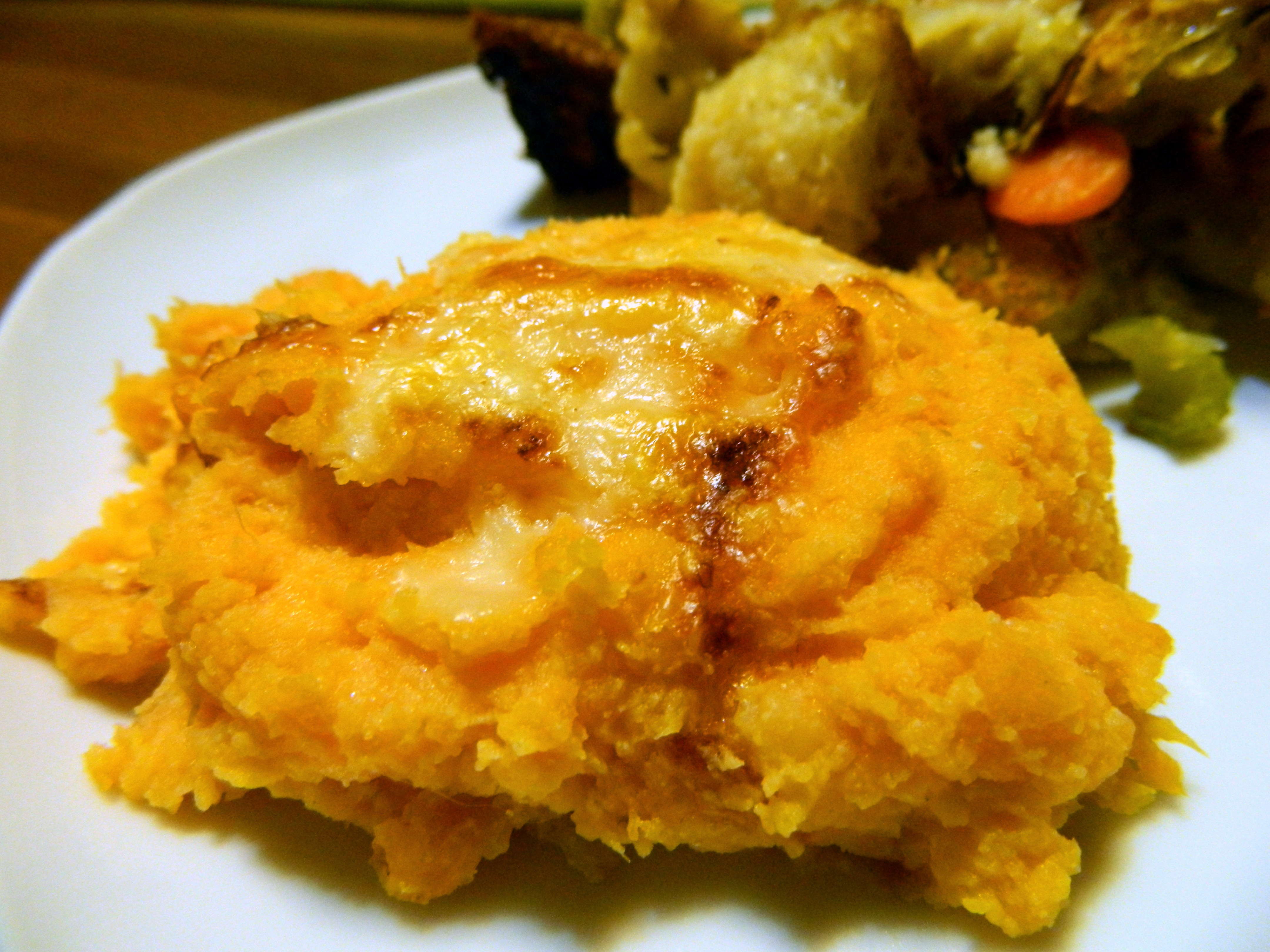 Savory Mashed Sweet Potatoes
 Savory Mashed Sweet Potatoes