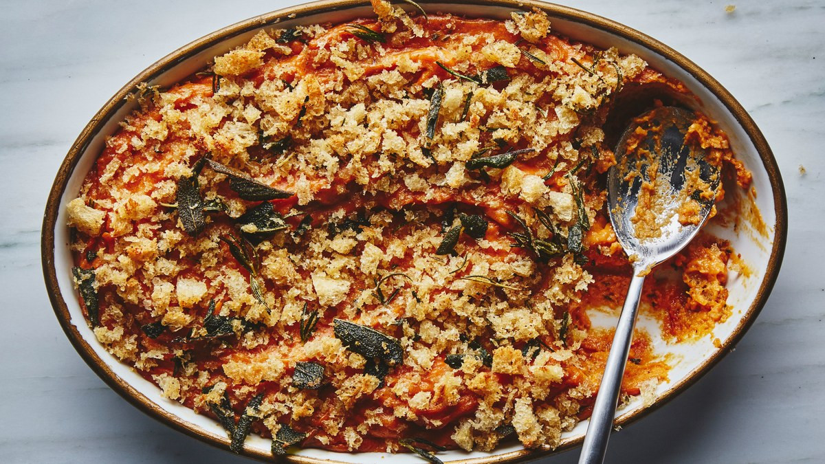 Savory Sweet Potato
 Savory Sweet Potato Casserole