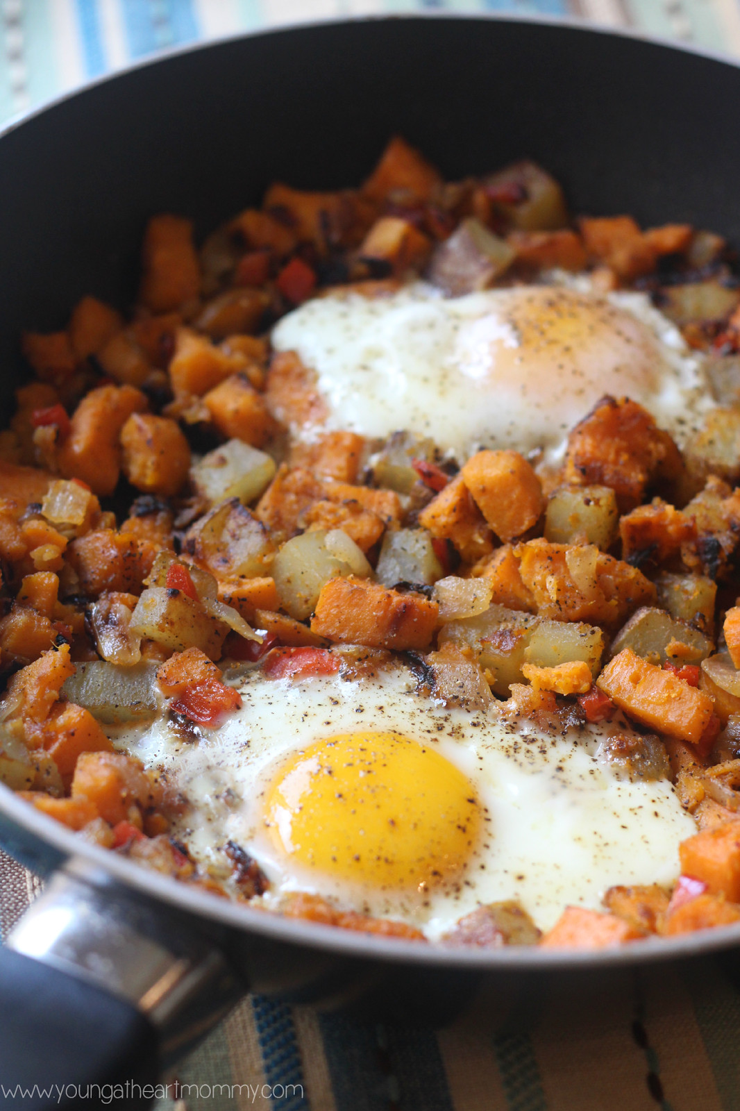 Savory Sweet Potato
 Savory Sweet Potato And Egg Breakfast Hash Young At