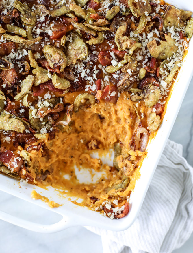 Savory Sweet Potato
 Savory Sweet Potato Casserole How Sweet Eats