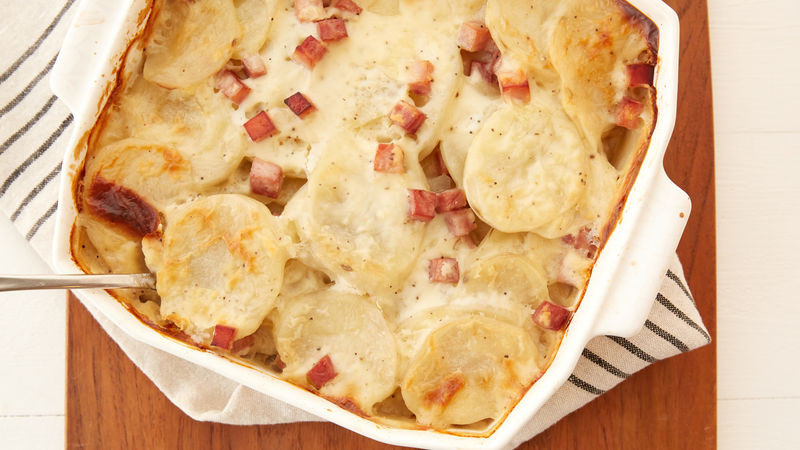 Scalloped Potato Ham
 Ham and Scalloped Potatoes Recipe BettyCrocker