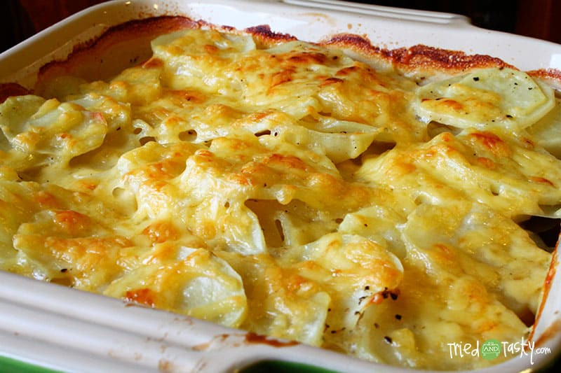 Scalloped Potato Ham
 Simple Scalloped Potatoes