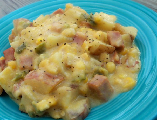 Scalloped Potatoes And Ham Crock Pot
 Crock Pot Ham And Potato Scallop Recipe Cheese Food