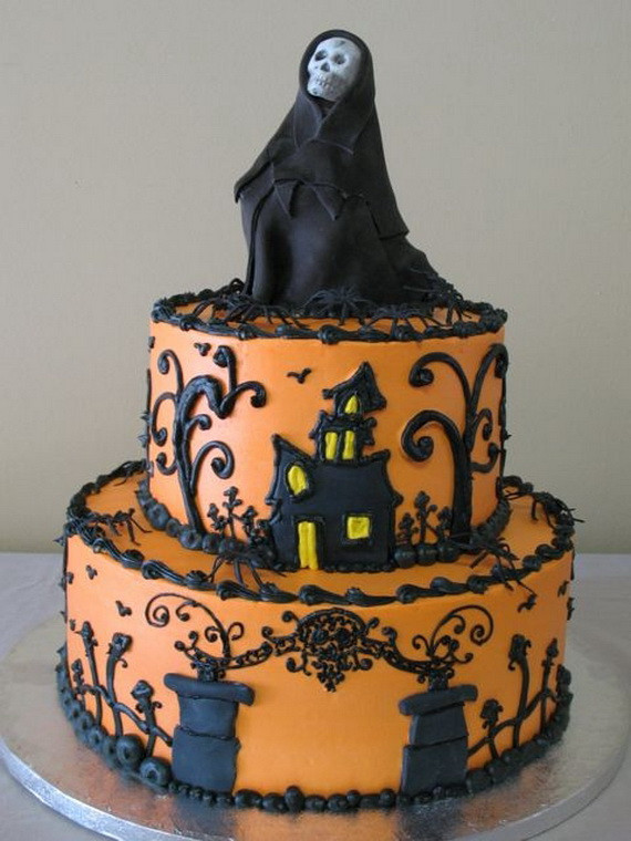 Scary Halloween Cakes
 Halloween Creative Cake Decorating Ideas family holiday