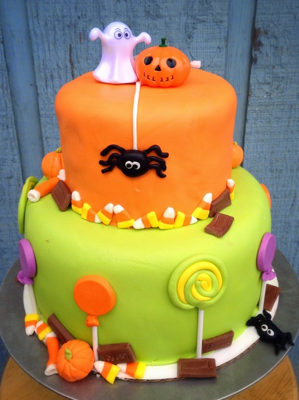 Scary Halloween Cakes
 Non scary Halloween cake decorations – fun cakes for kids
