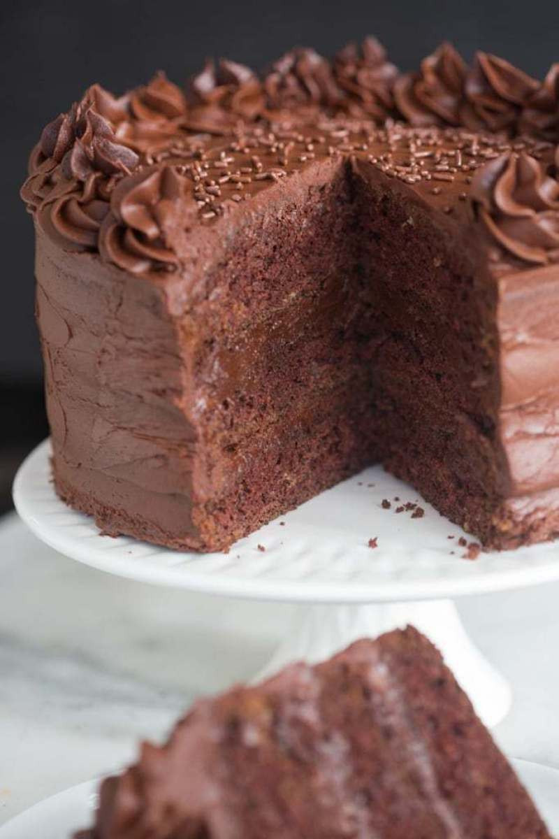 Scratch Chocolate Cake
 Dark Chocolate Cake