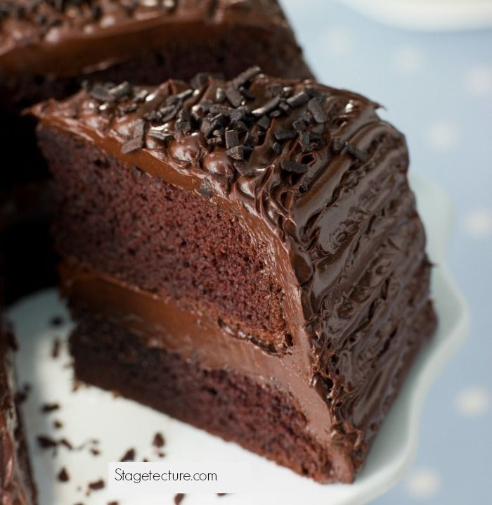 Scratch Chocolate Cake
 100 Cake recipes from scratch on Pinterest