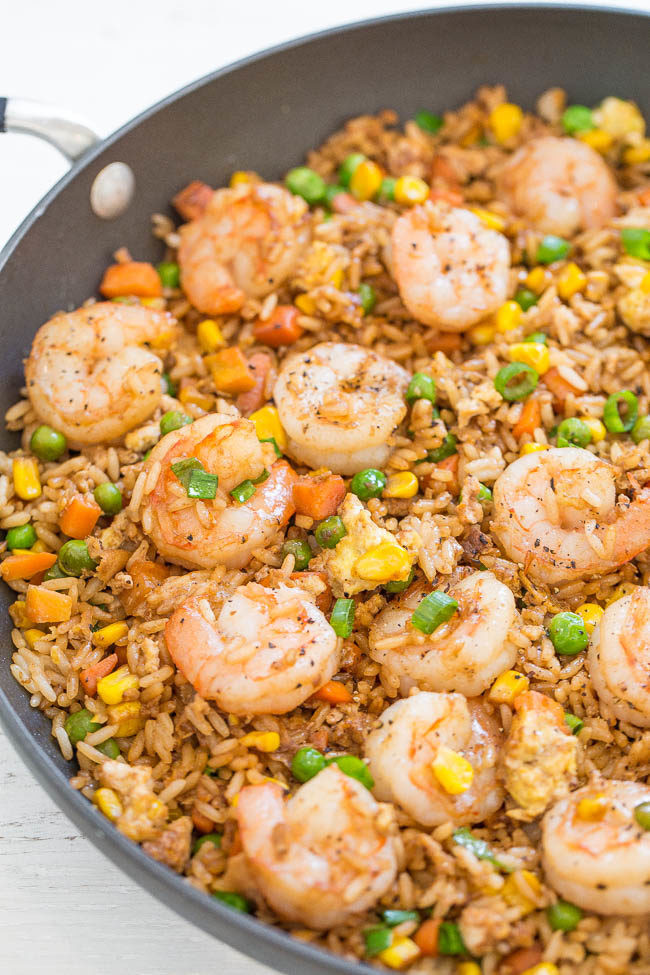 Seafood Fried Rice
 Easy Better Than Takeout Shrimp Fried Rice Averie Cooks