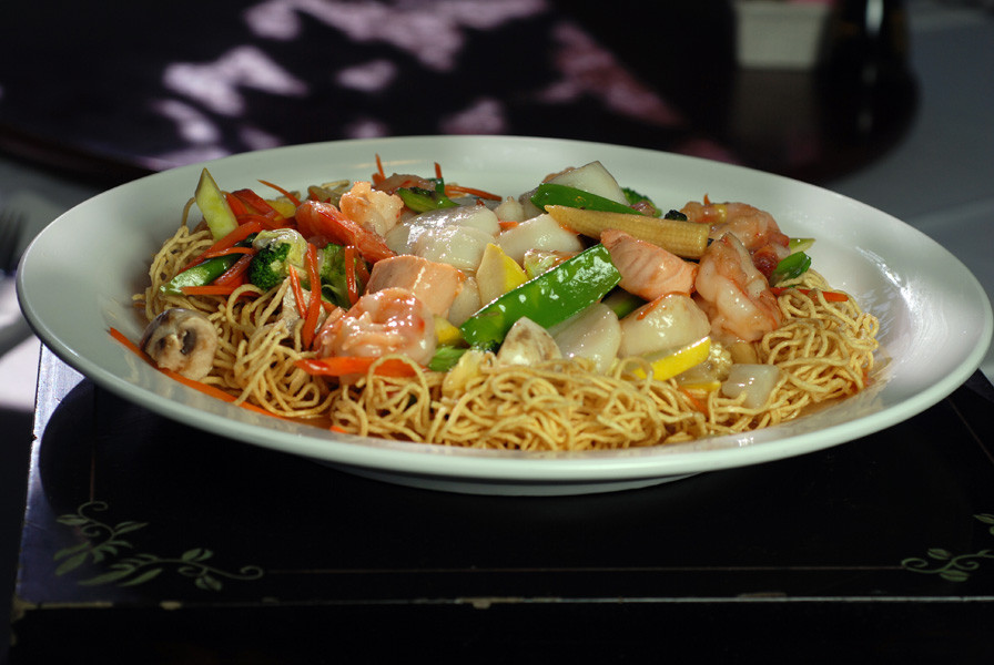 Seafood Pan Fried Noodles
 Menu